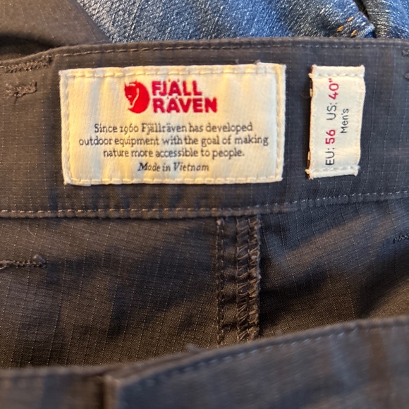 Men’s Fjallraven Grey Vidal Prolite Shorts Size 40 - Picture 3 of 5